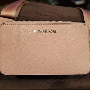 Michael Kors pink crossbody purse